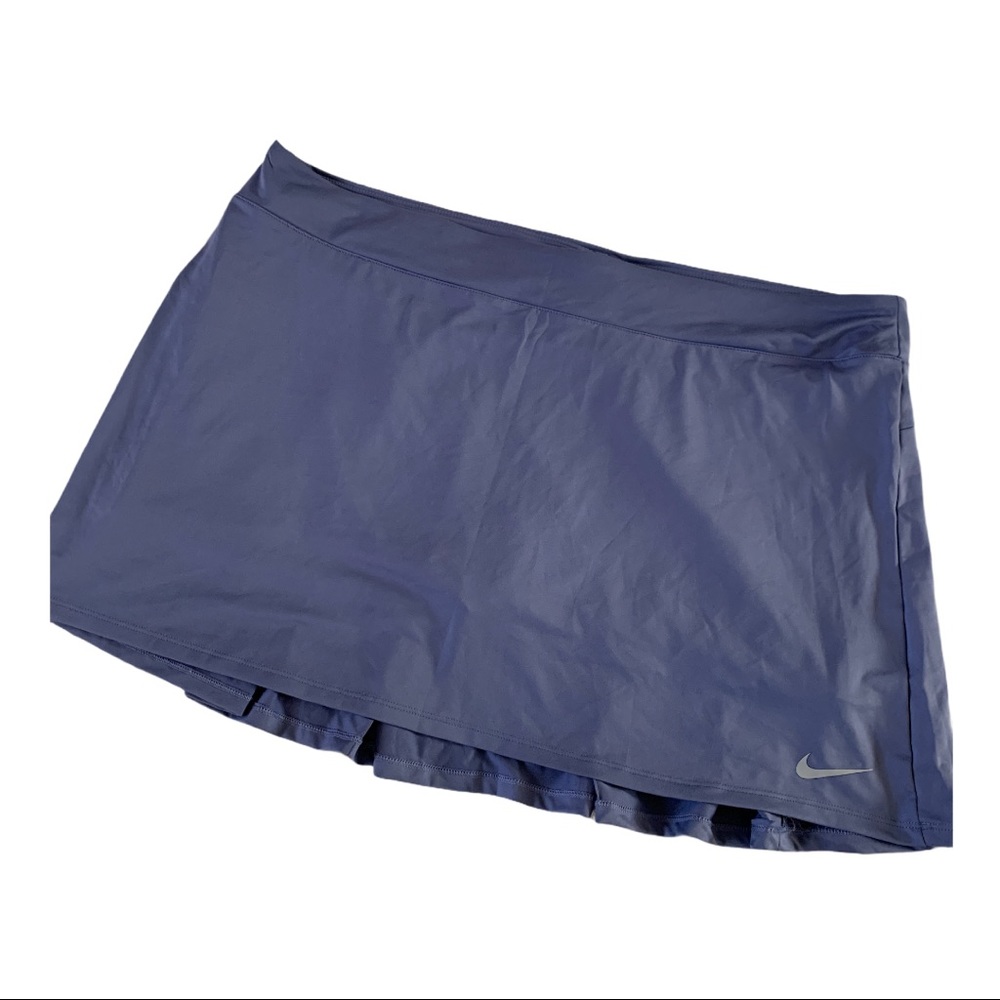 Nike blue tennis skirt pleated back XXL